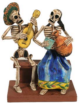 Day of The Dead Lovers Bench