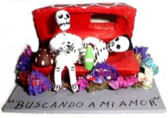Day of The Dead Coffin/Skeleton-Discontinued