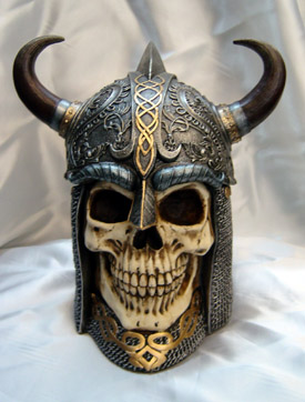 Viking Skull Stash Box/Cookie Jar