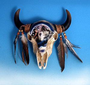 Cow Skull Painted