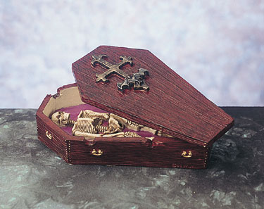 Coffin Stash Box-Ash Tray Now A Rare Find