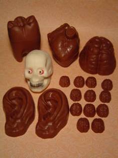 Chocolate Body Parts Set