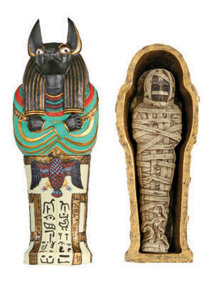 Anubis Sarcophagus and Mummy-Small
