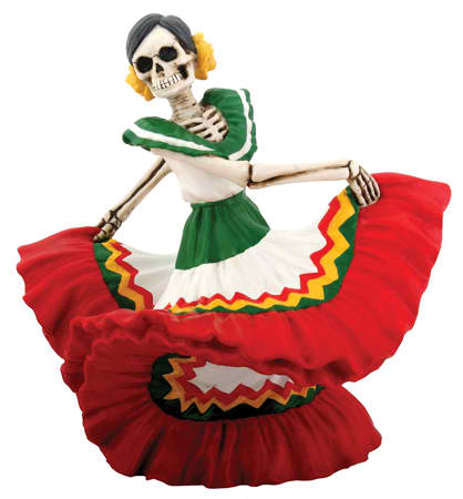 Day of the Dead Dancer-Red