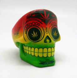Day of the Dead Leaf Ashtray