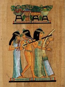 Egyptian Musician Papyrus