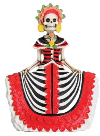 Day of Dead Lady In Red