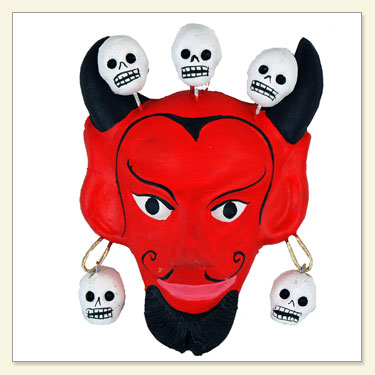 Devil with Skulls