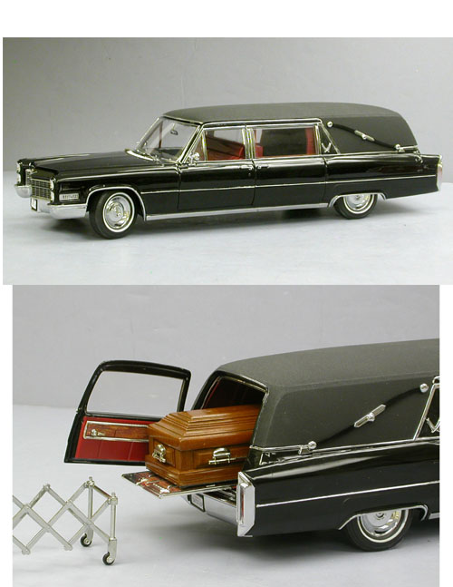 Cadillac Landau Hearse Diecast Model