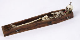 Skeleton Coffin Incense Burner