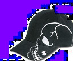 Skull Half Skull Cap