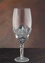 Skull Wine Glass-Rare Only 1 Pair Left-Sorry Sold!