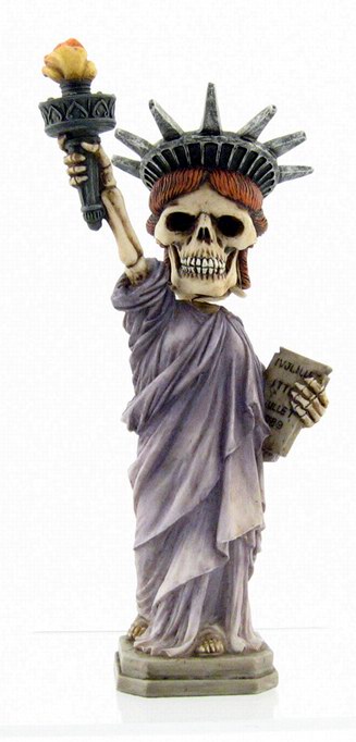 Liberty Skeleton Bobble Head *RARE*