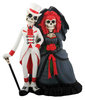 Day of the Dead Goth Wedding Cake Topper